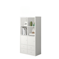 Стеллаж книжный с 4 вставками