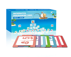 Набор математических карточек для Робо-Улитки Qobo (Кубо)
