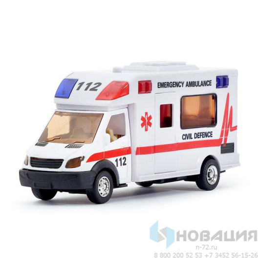Машина металлическая Скорая помощь