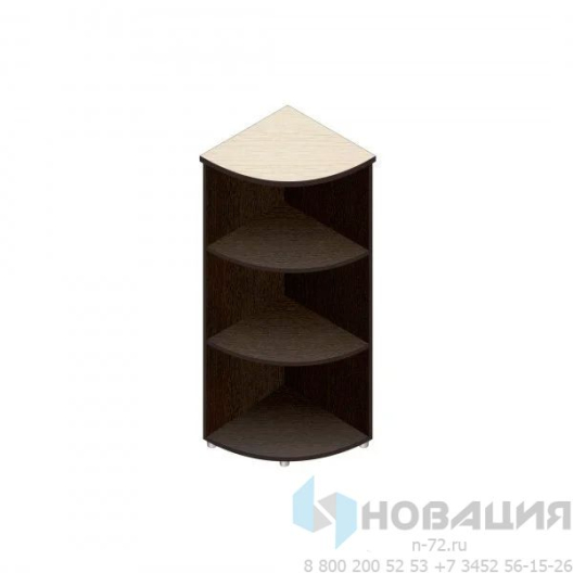 Стеллаж открытый угловой средний 414х414х1192 мм I Серия Референт