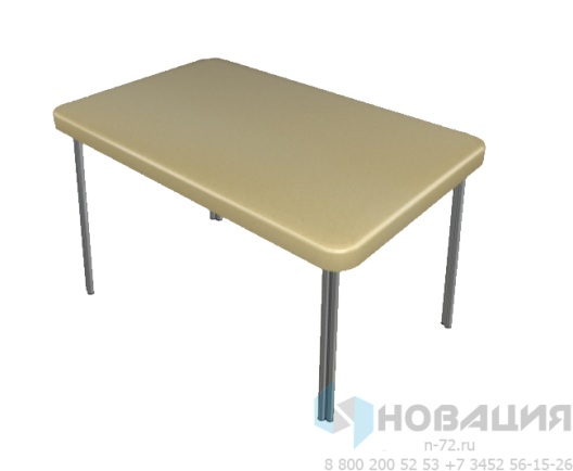 Стол обеденный (столешница прямоугольная, искусственный камень)
