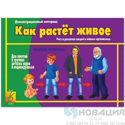 Демонстрационные материал «Как растет живое»