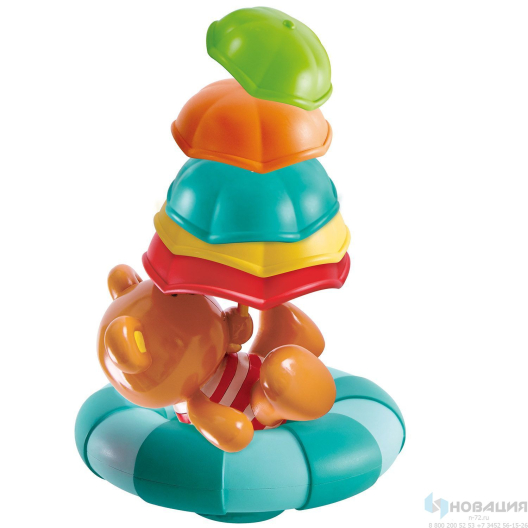 Игрушка для купания Мишка с зонтами
