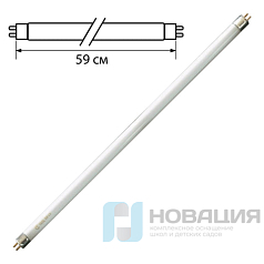 Лампа люминесцентная OSRAM L18/765, 18 Вт, цоколь G13, в виде трубки, длина 59 см, днев. белый свет