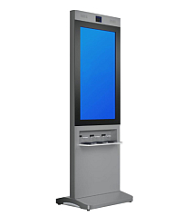 Информационный киоск с функцией подзарядки устройств