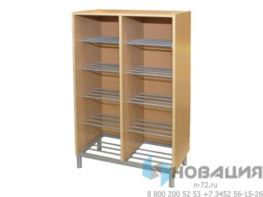 Ячейки для хранения на металлокаркасе (10 пар)