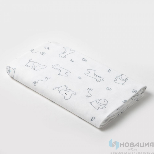 Пелёнка детская, 750х1200 мм (фланель)